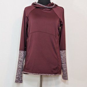 3/$20 Avia Cowl Neck Pullover Hoodie in Maroon